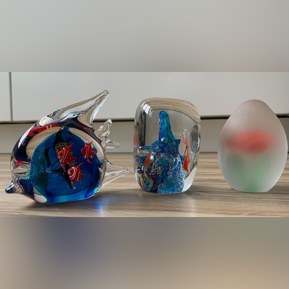 Vintage glass art angelfish - Picture 4 of 5